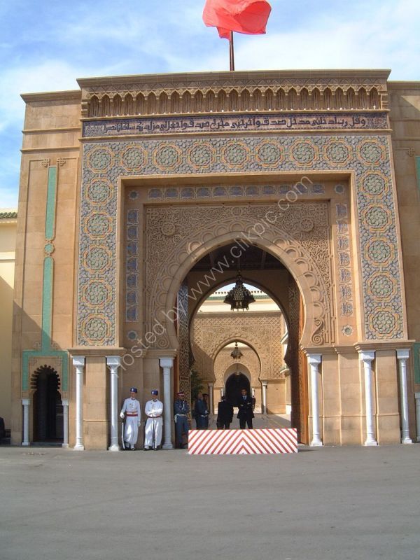 Gateway to King Hassan's Palace, Casablanca